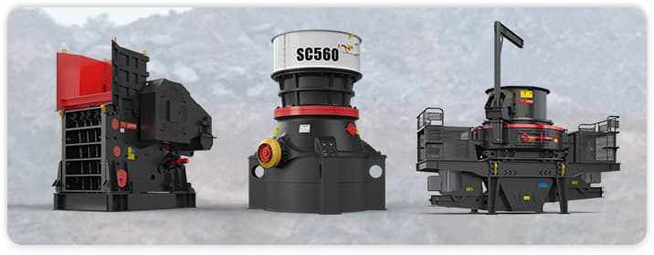 砂石生產(chǎn)線所需部分設(shè)備圖